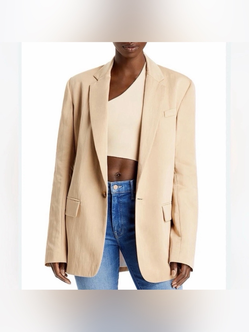 A.L.C Women's Dakota Tawny Oversized Blazer Jacket. Size 2
